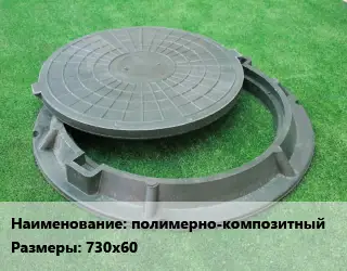 Люк полимерно-композитный 730х60